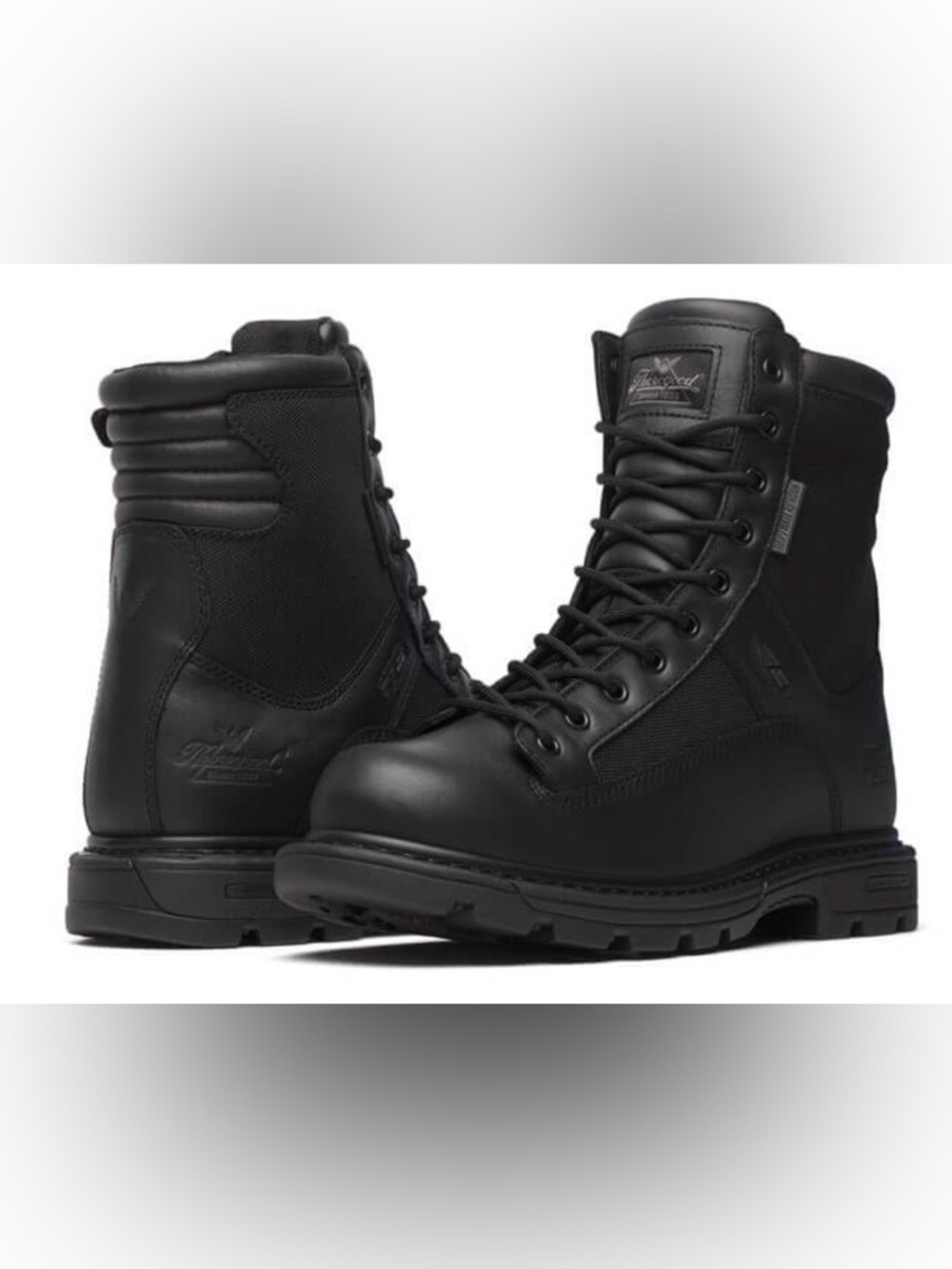 Thorogood 8” Tactical Waterproof Side Zip Boots Size 7M NWT